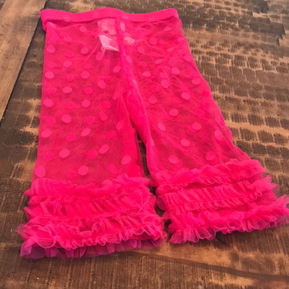 Mud pie brand triple ruffle leggings